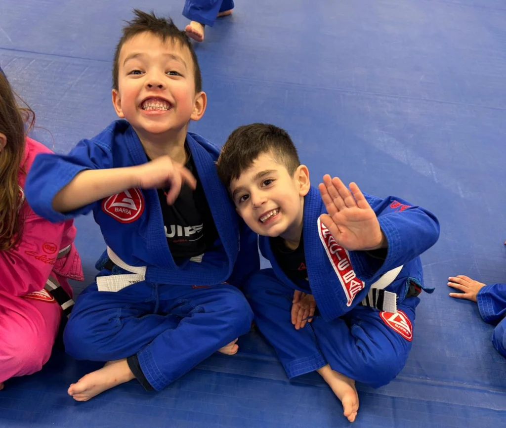 kids training happy